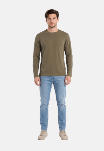 Tee shirt manches longues g star raw ventura h685 dark khaki