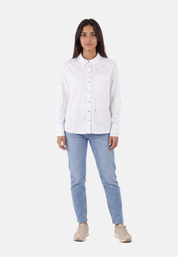 Chemisier lpb melie blanc star
