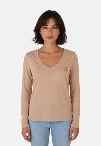 Tee shirt manches longues lpb providence taupe