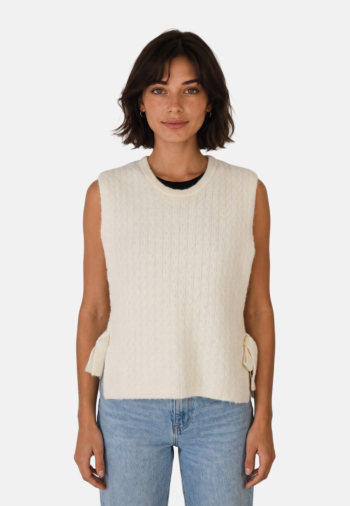 Pull hiver lpb maurane blanc