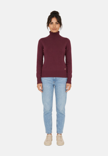 Pull hiver lpb pasquine bordeaux