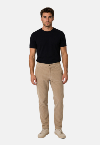 Pantalons faguo dreuille bei02 dark beige