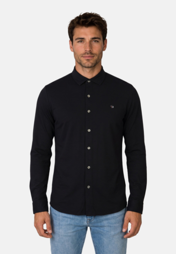 Chemise Benson & Cherry leather noir