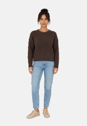 Pull hiver emilie karston pelyra marron