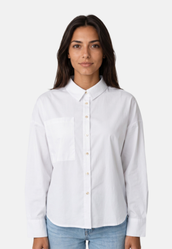 Chemisier lpb peroline blanc