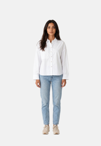 Chemisier lpb peroline blanc