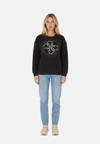 Sweat guess jeans round 4g degrade jblk