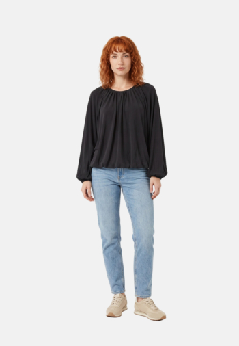 Tee shirt manches longues grace & mila barbara noir