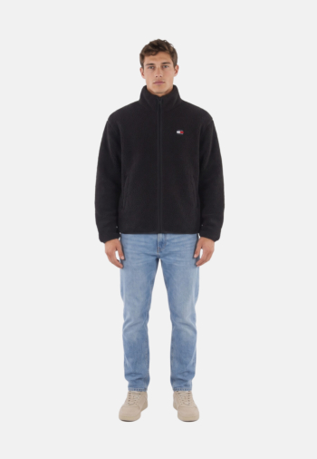 Gilets cardigans tommy jeans rlx badge bds black
