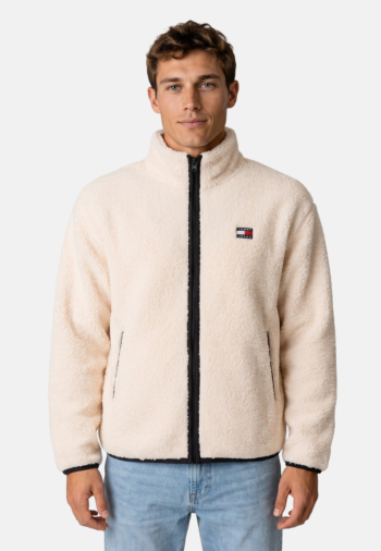 Gilets cardigans tommy jeans rlx badge aef cream
