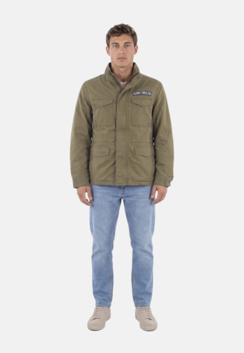 Blousons et vestes superdry military borg m65 gvk washed khaki