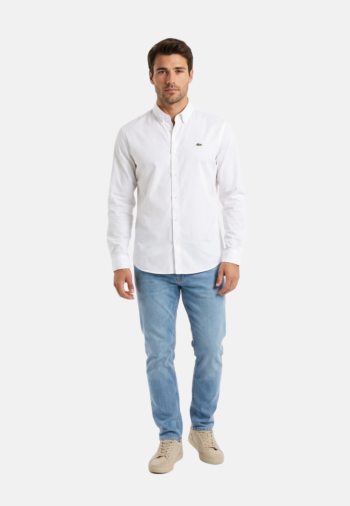 Chemise lacoste ch8723 001 blanc