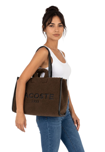 Sacs à main lacoste nu5117hx t98 brown noir