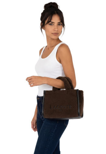 Sacs à main lacoste nf5116hx t98 brown noir