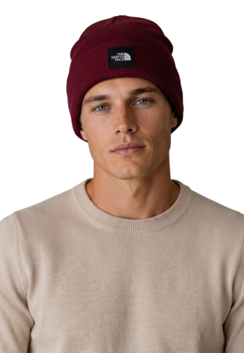 Bonnets the north face dock worker mvo1 burgundy crush
