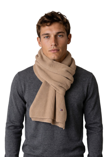 Echarpe tommy jeans flag pima rbc safari canvas melange