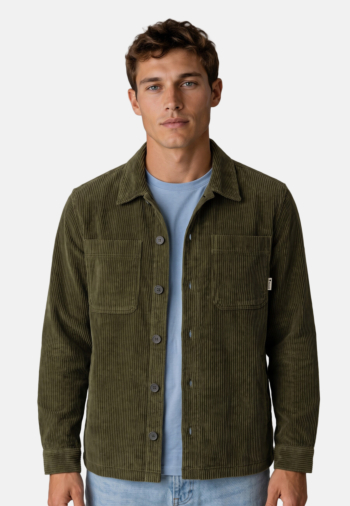 Chemise faguo clemont kak38 dark olive