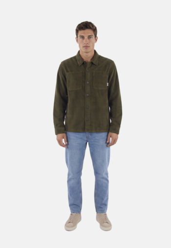Chemise faguo clemont kak38 dark olive