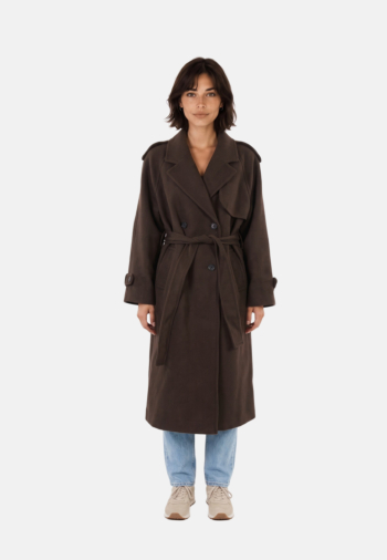 Manteaux only dear-trillion chocolate brown melange