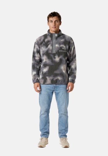 Pull hiver columbia helvetia ii printed half 342 sedona sage dyeflow