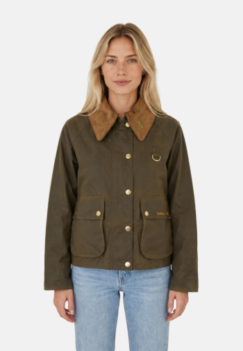 Blousons et vestes barbour icons modern spey wax ol71 olive/classic