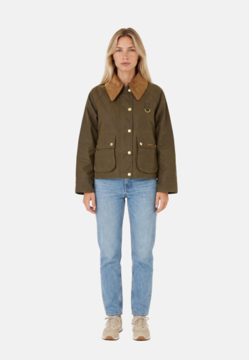 Blousons et vestes barbour icons modern spey wax ol71 olive/classic