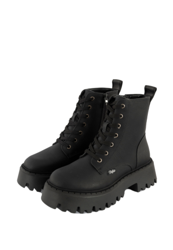 Bottines buffalo aspen lace up warm black