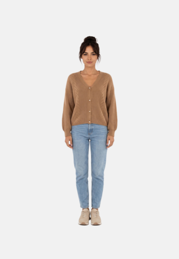 Gilets cardigans morgan 262-mounta biscuit