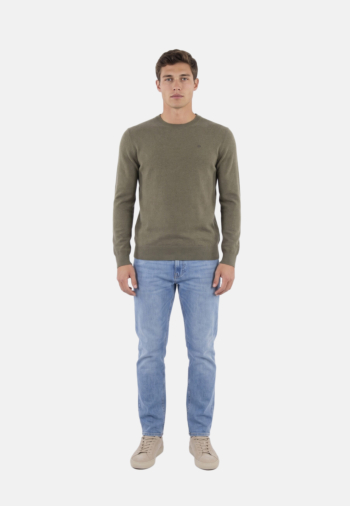 Pull hiver superdry m6110781a m7n lichen green marl