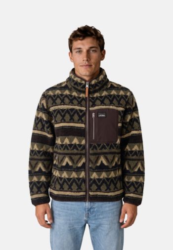 Gilets cardigans superdry abstract m5h snow peak green