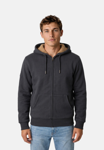 Sweat superdry borg lined 98t eclipse navy
