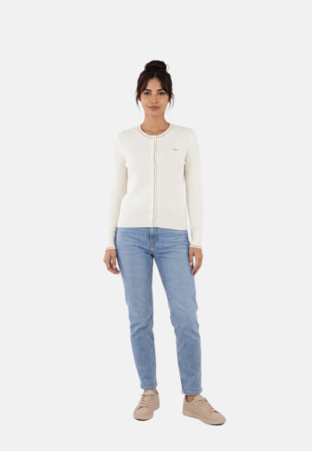 Gilets cardigans lacoste af9872 70v farine