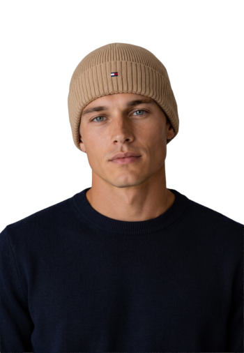 Bonnets tommy jeans flag pima rbc safari canvas melange