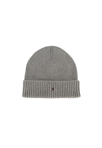 Bonnets tommy jeans flag pima p7d medium grey heather