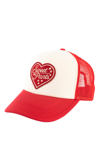 Casquettes sweet pants heart foam cap karmin