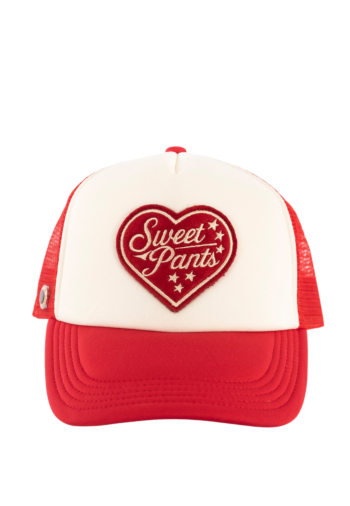 Casquettes sweet pants heart foam cap karmin