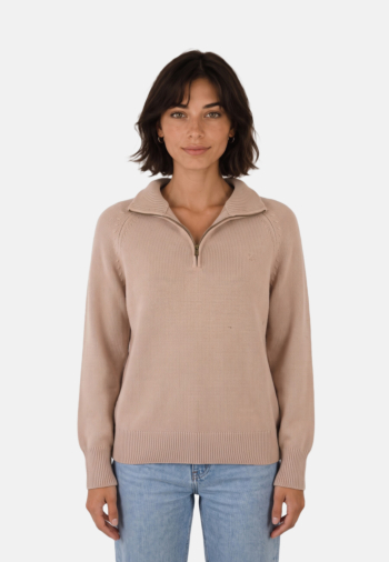 Pull hiver superdry washed classic 7uj rose dust