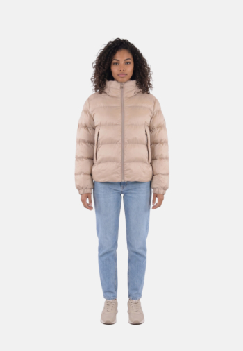 Doudounes superdry hooded shine m1e mushroom beige