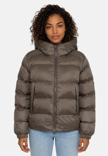 Doudounes superdry hooded shine 2qj deep khaki green