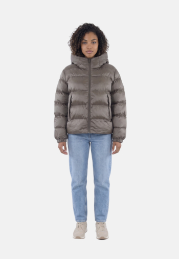 Doudounes superdry hooded shine 2qj deep khaki green