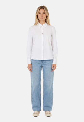 Chemisier morgan 262-check off white