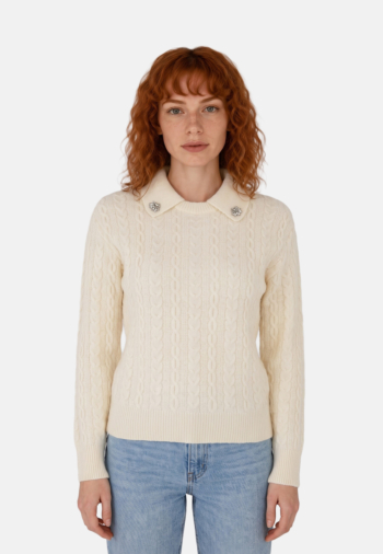 Pull hiver morgan 262-mloly ivoire
