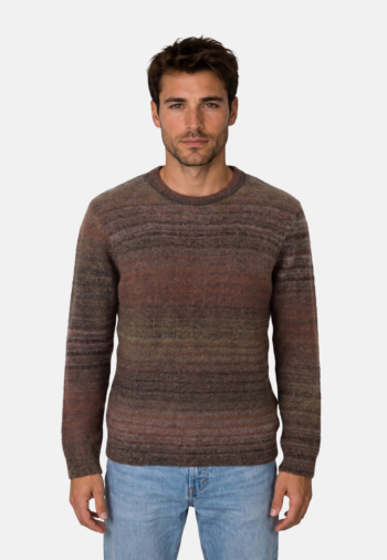 Pull hiver levi's® presidio crew boucle 0014 coffee
