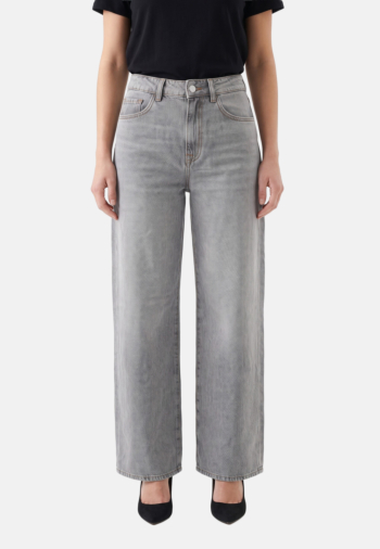 Jeans salsa wside leg wide gray 320