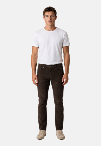 Pantalons Benson & Cherry classic pantalon jean straight kaki
