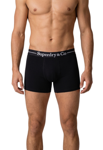 Calecons et slips superdry sdry & co boxer triple pack dnx black/black/black