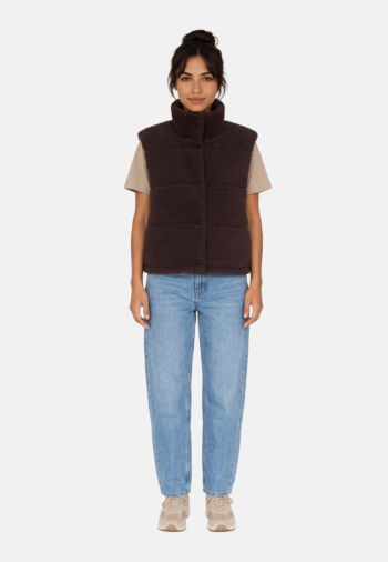 Gilets sans manche only sandra seal brown