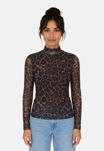 Tee shirt manches longues only erica raw umber