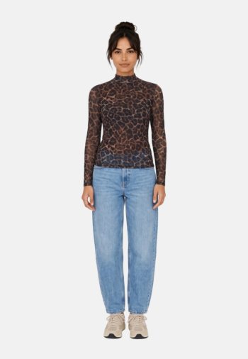 Tee shirt manches longues only erica raw umber