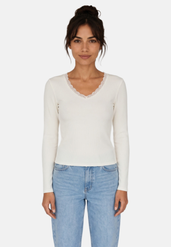 Tee shirt manches longues only 15380864 cloud dancer